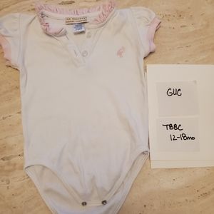 TBBC onesie polo 12-18 months